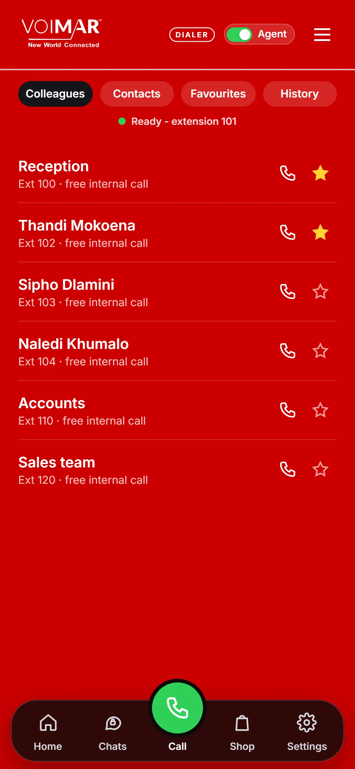 Voimar Dialer - Colleagues